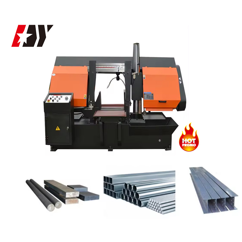 Full Automatic Steel Aluminum Metal Cutting Double Column Band Saw Machine